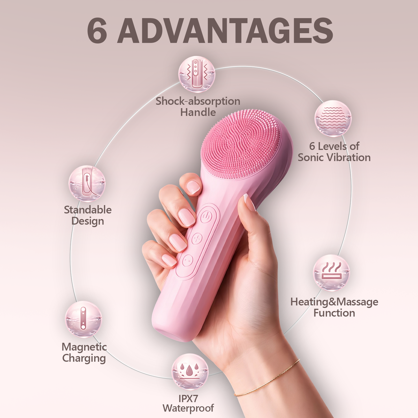 Electric Facial Cleansing Brush TouchCare
